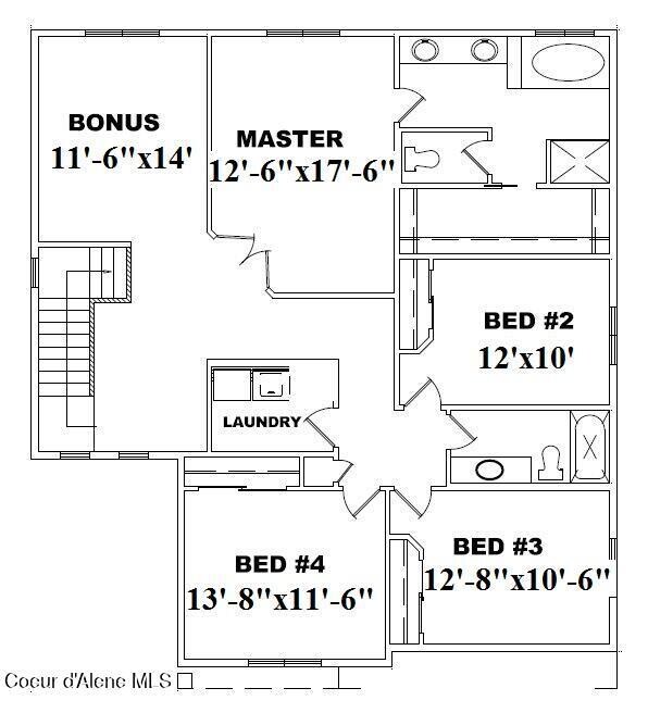 Selway Floor Plan - Upper