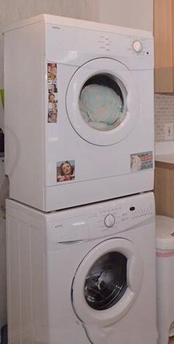 WASHER AND DRYER IN KITCHEN