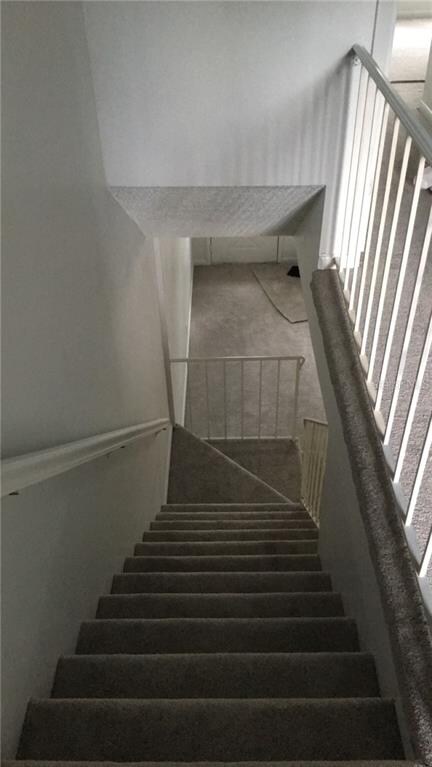 Stair Well With Brand New Carpet