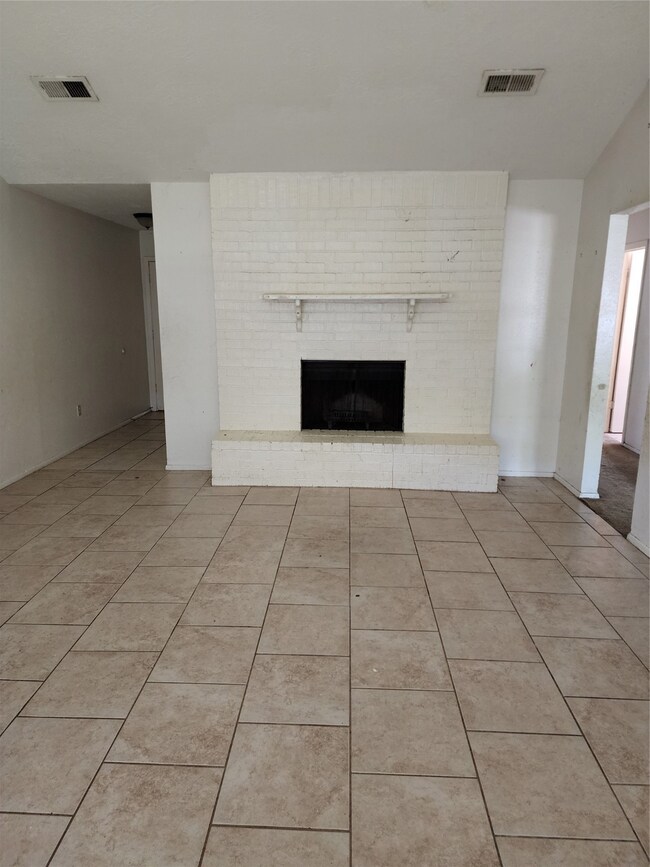Fireplace at family room