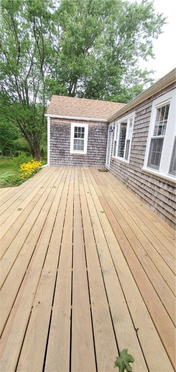 Expansive new front deck