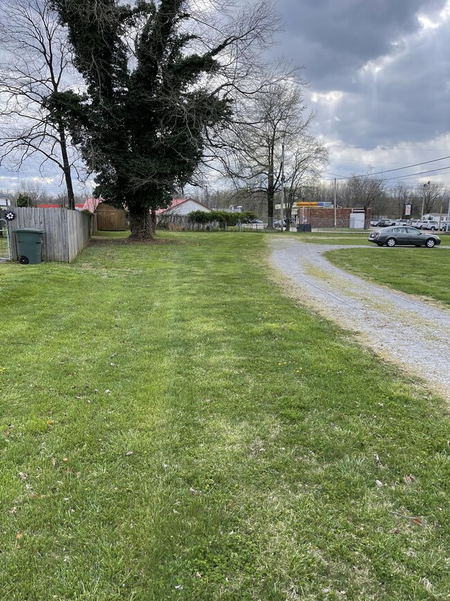 Street view of lot on left.