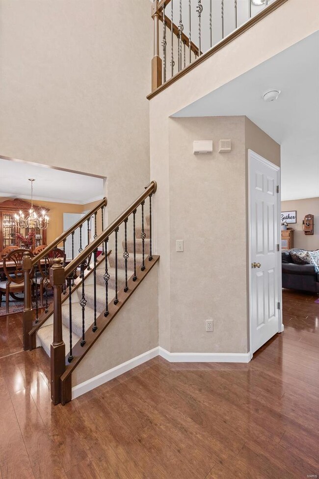 2 Story Entryway w/updated railings.