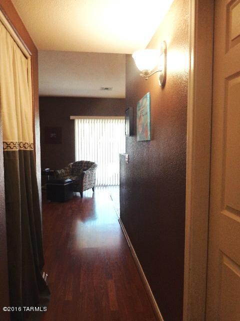 Hallway to kitchen and great room