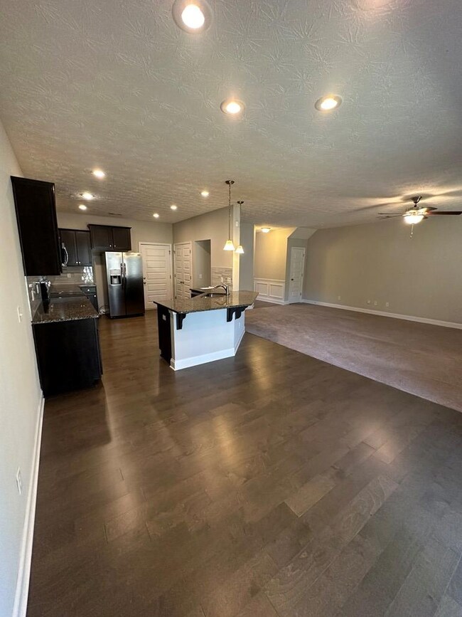 Casual dining room which flows into the kitchen