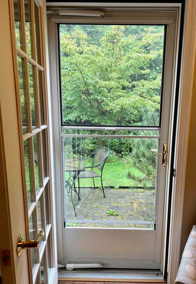 Door to patio