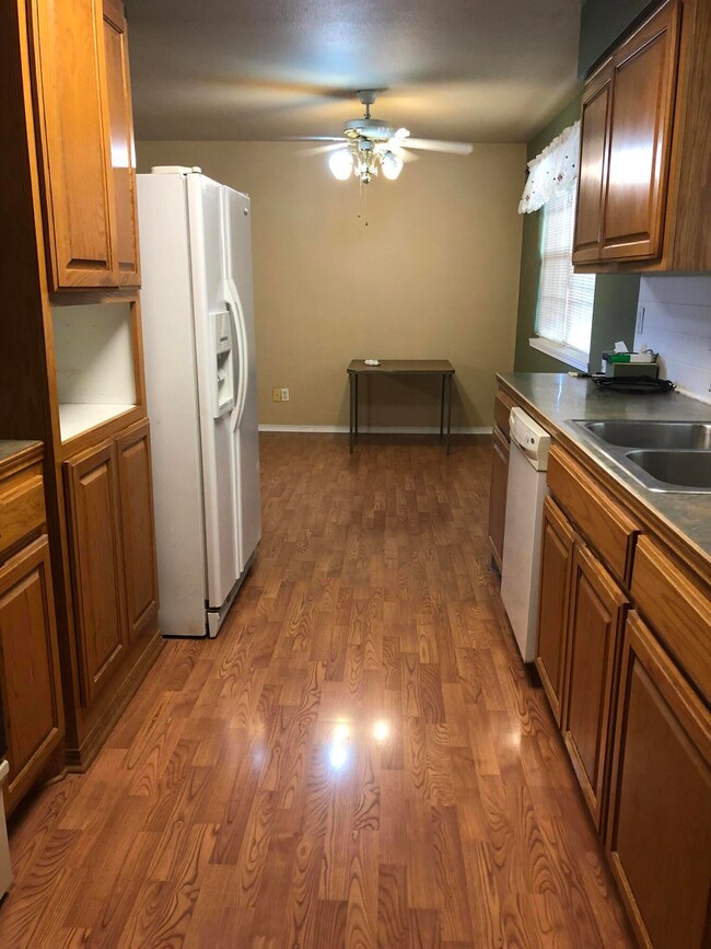 Kitchen view from utility room