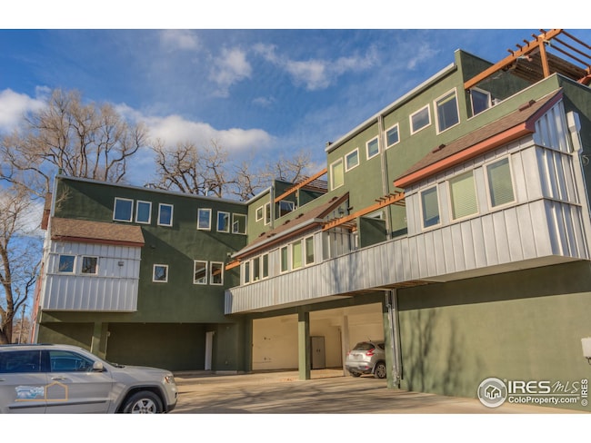 rear exterior of the building