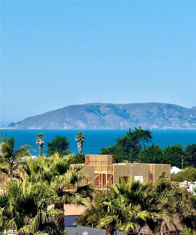View of Trinity Project Frame stage and ocean from the eastside of project.