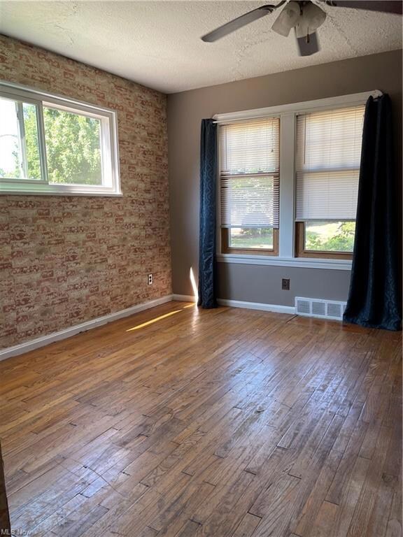 Multiple windows make this a bright and sunny livi