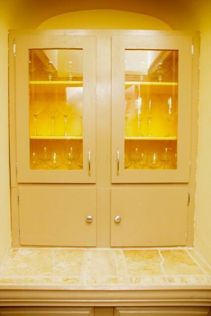 Built in hutch