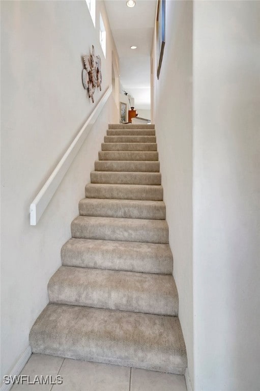 View of stairs
