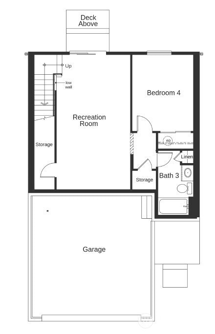 Lower level/daylight basement