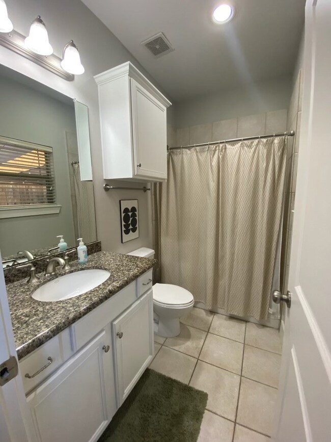 Full bath on first floor.