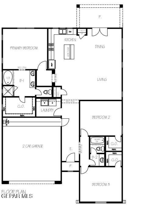 Desert Paintbrush - Floorplan