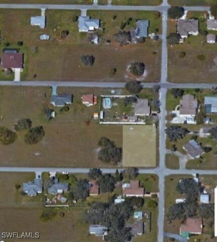 Aerial view of property's location