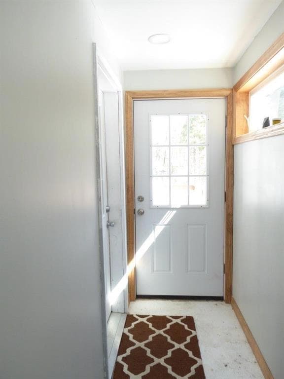 Interor of mud room
