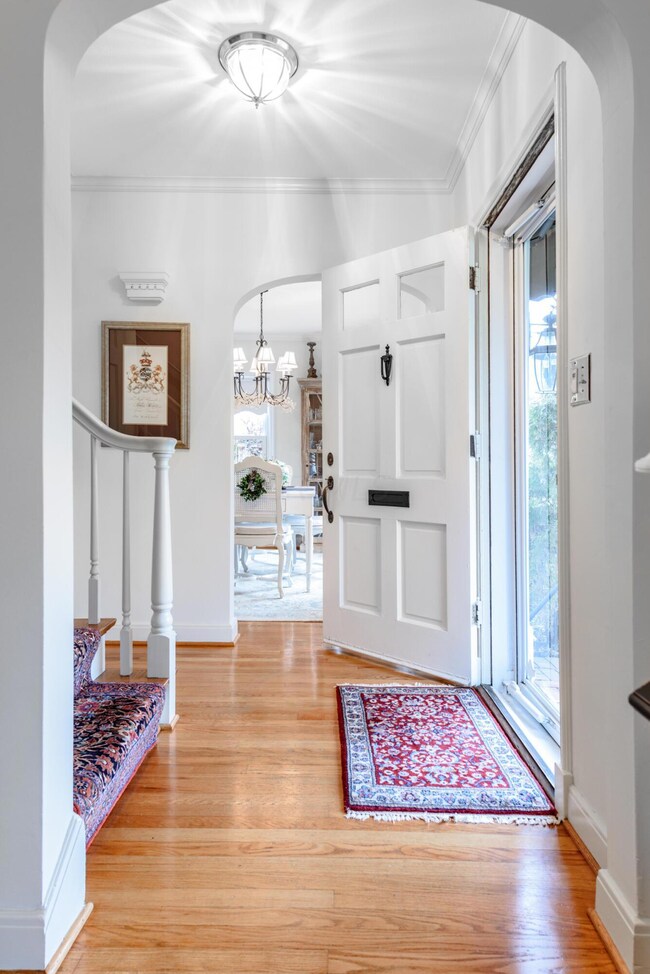 Front entry.