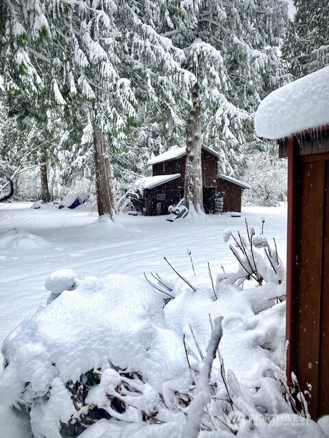 A winter wonderland.