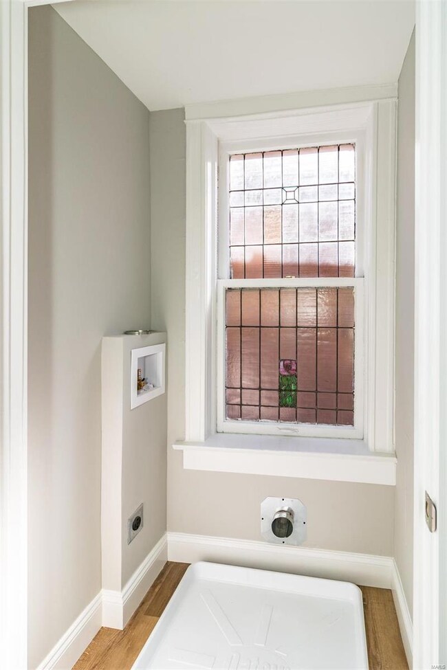 Private laundry and natural lighting for your conv