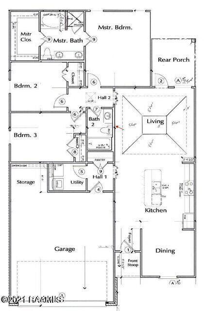 134 Gable Plan