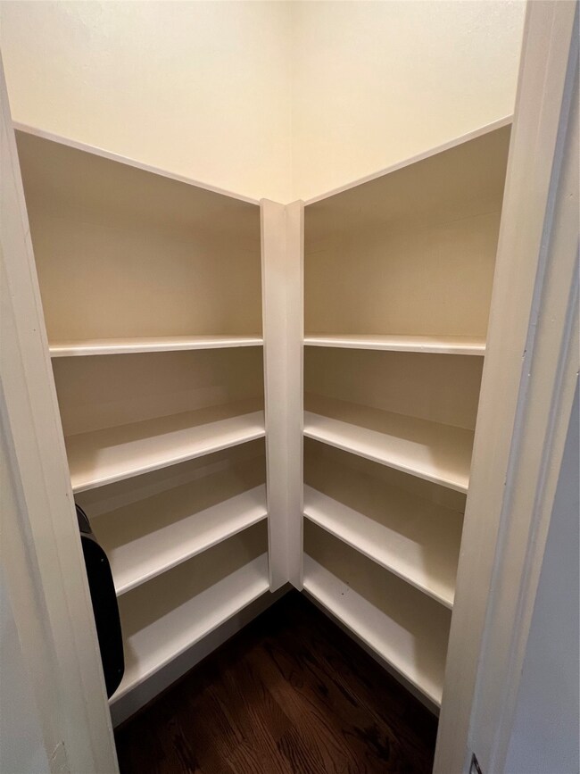 Walk-in pantry to store all the goods.