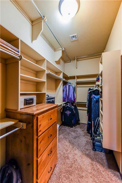 Huge walk-in master closet