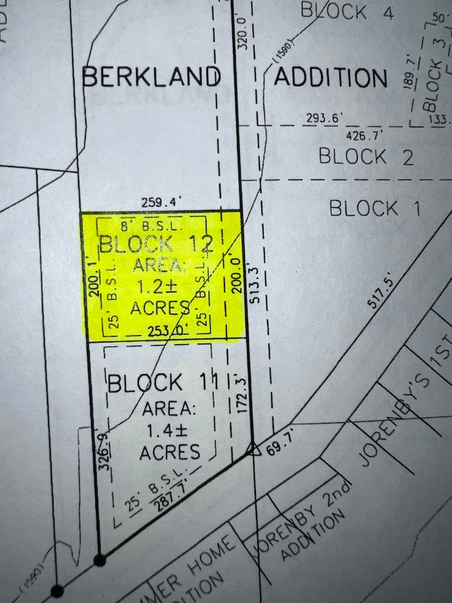 Block 12 Berkland Addition Lake Campbell