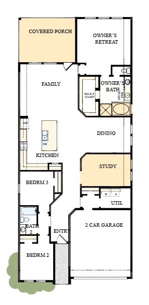The success of a floor plan is the way you can mov