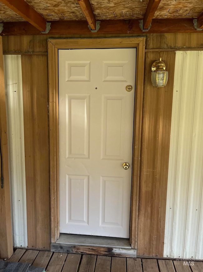 Doorway to property
