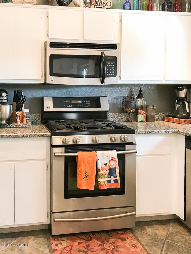 Kitchen Stove and microwave