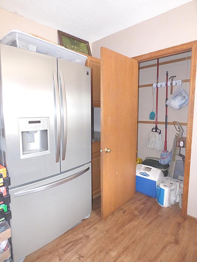 Large pantry or storage in kitchen.