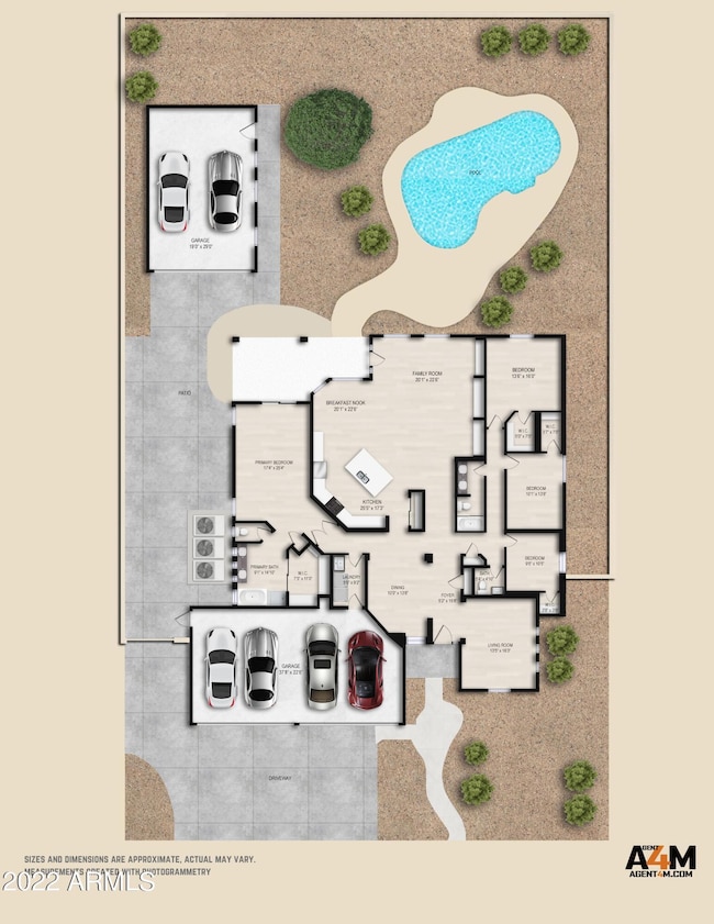 2069 E Seirra Madre - Site Plan