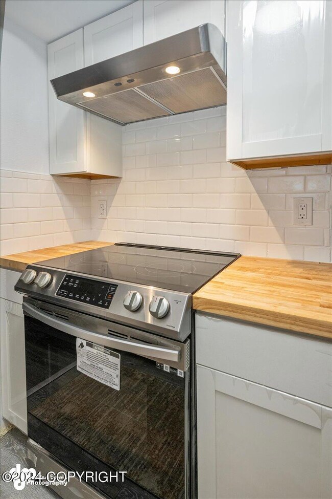 custom tile backsplash!