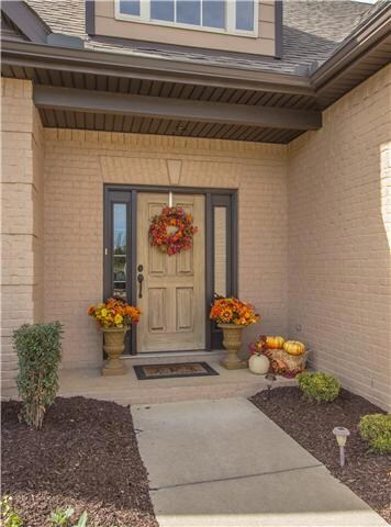 Welcome your guests at the front door.