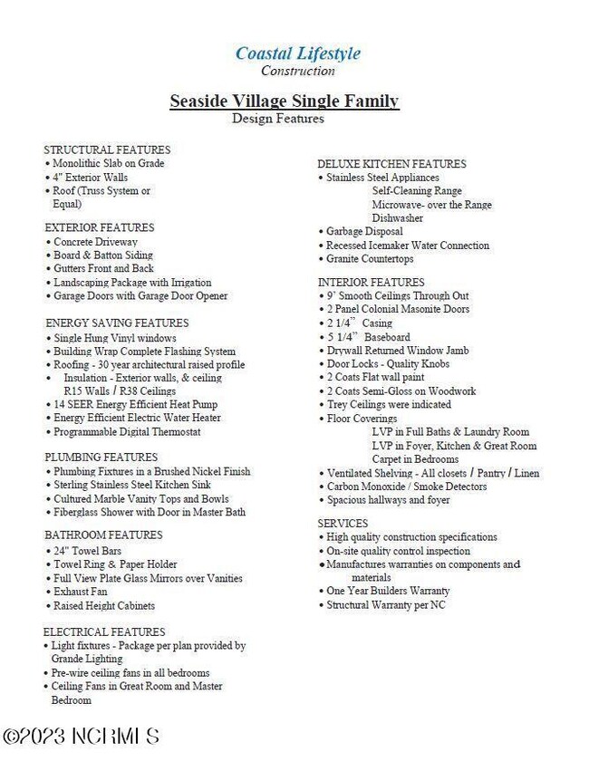 Standard Features
