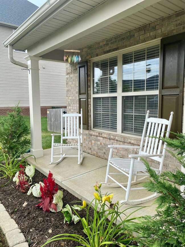 Pretty Covered Front Porch