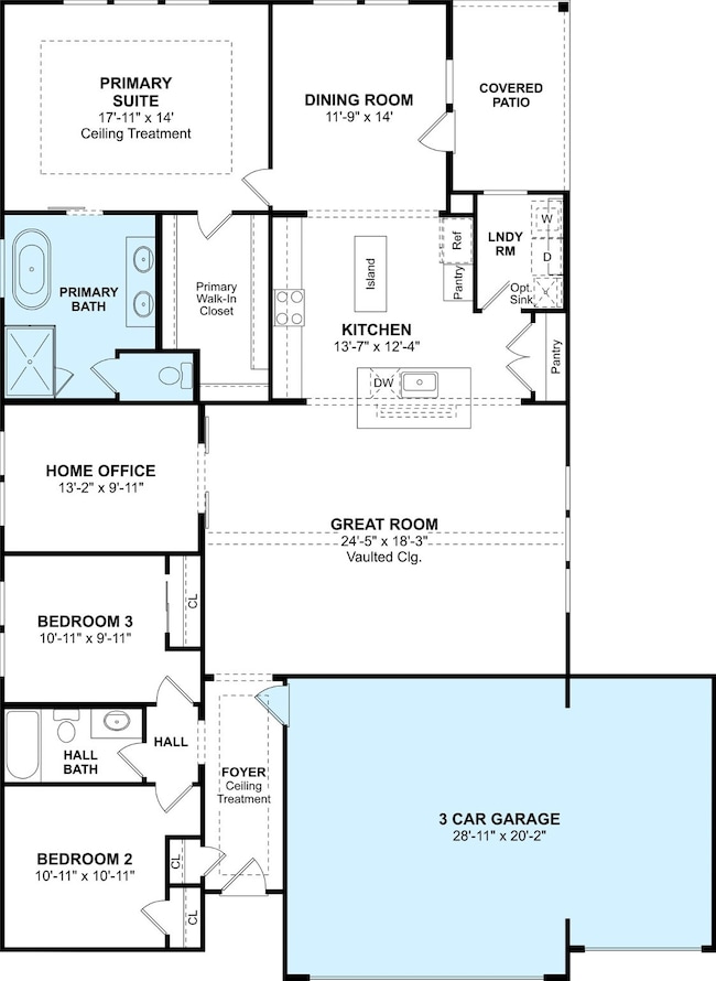 The Juniper III floor plan by K. Hovnanian Homes.