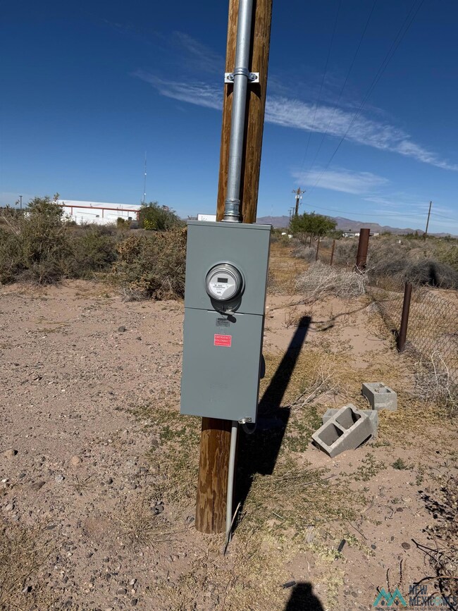 Exterior view of electric meter