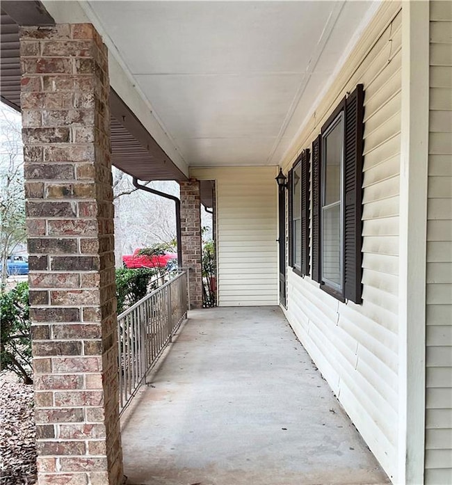 View of patio