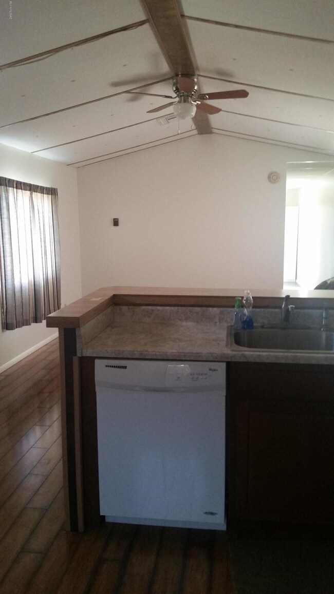 View From Kitchen Into Living room