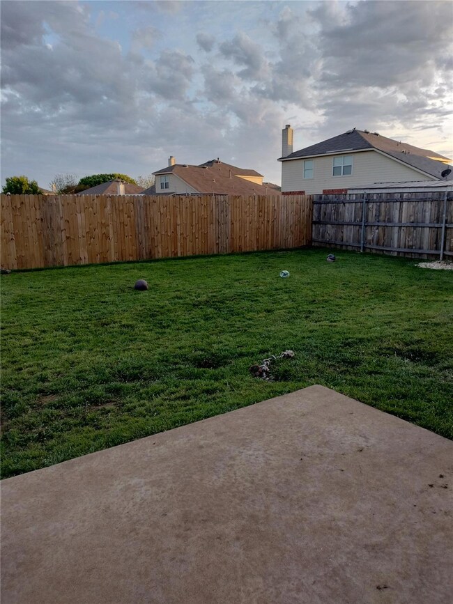rear yard