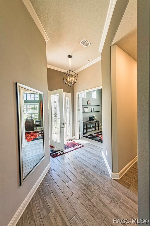 Looking from interior toward entry door.  Hallway