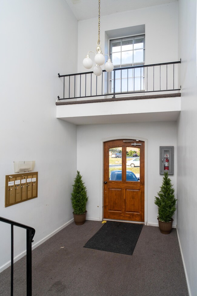 Two story foyer