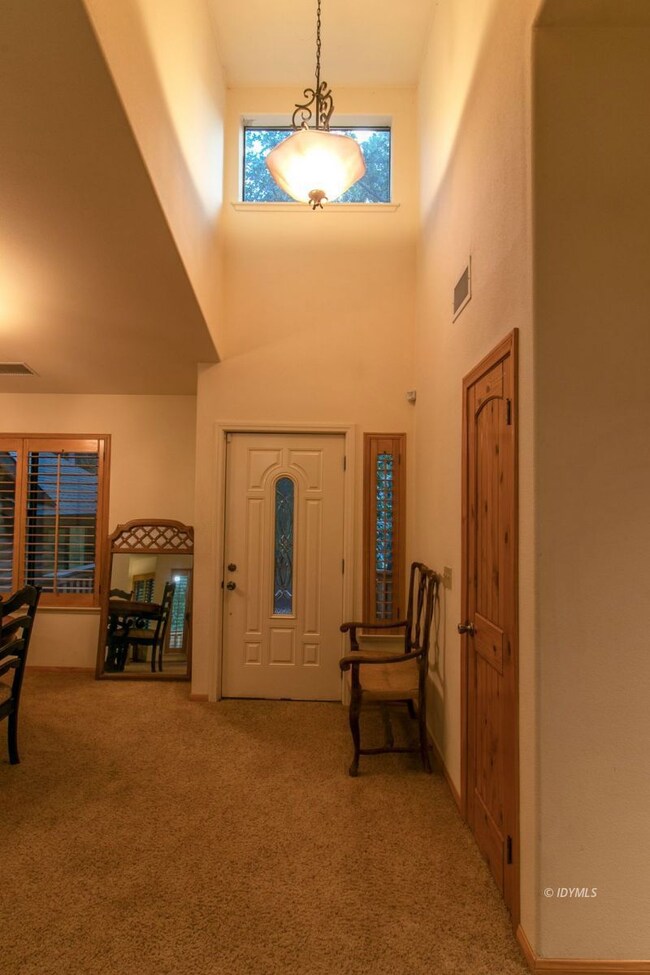 Front door from inside
