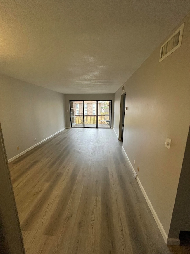 Interior space featuring hardwood / wood-style floors