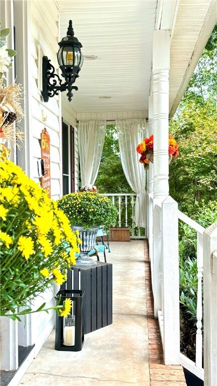 Catch the morning sunrise from the front porch.