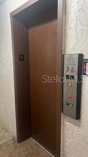 The condo buildings elevator for quick access to your floor