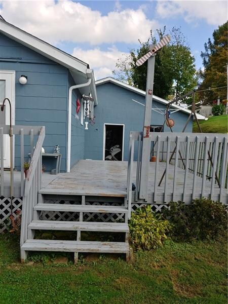 Large back deck
