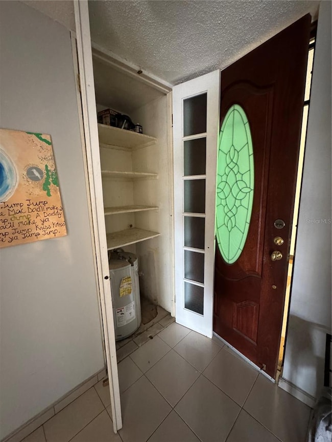 Entrance ;Closet w/Water Heater